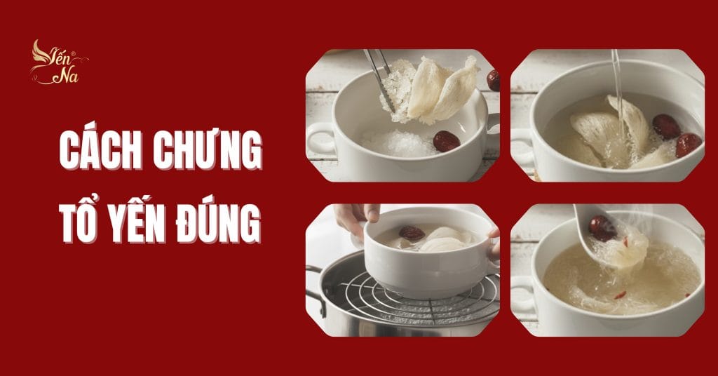 Cách chưng tổ yến đúng