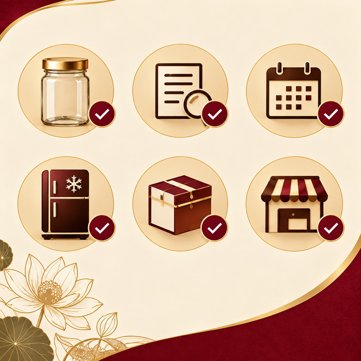 Checklist đọc thành phần, dung tích, hạn dùng và bao bì trước khi mua yến chưng hạt sen